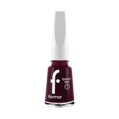 Flormar Quick Dry Nail Enamel QD21 Fast-Drying Polish 11ml by Beauty Care Bag