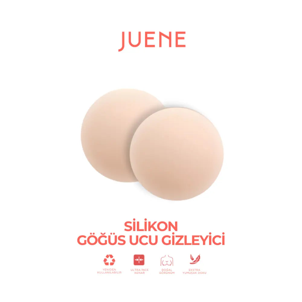 Juene Adhesive Silicone Nipple Covers for Smooth Coverage by Beauty Care Bag