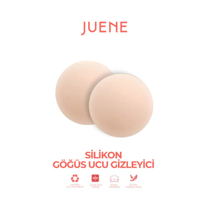 Juene Adhesive Silicone Nipple Covers for Smooth Coverage by Beauty Care Bag