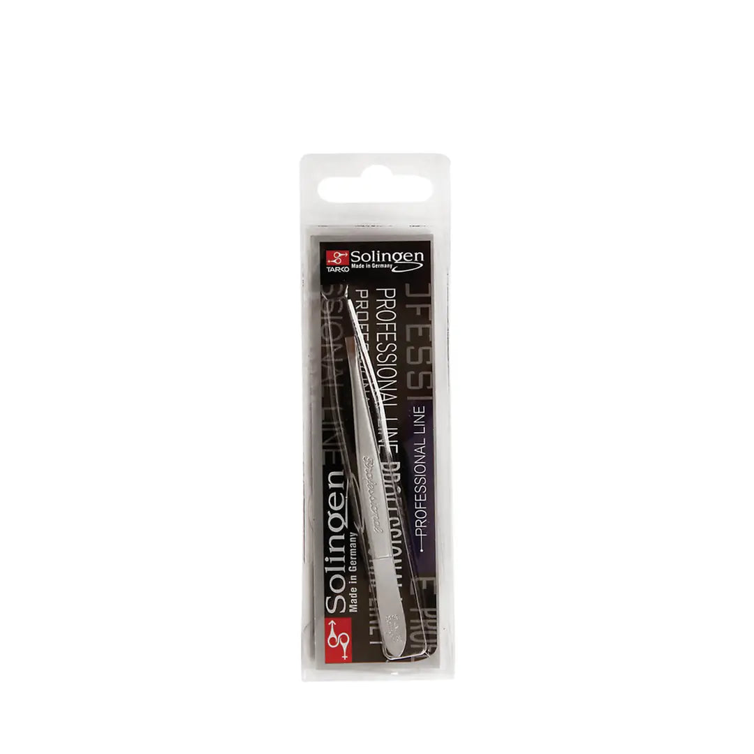 Tarko Solingen 7338 Inox Tweezers for Precision Shaping by Beauty Care Bag