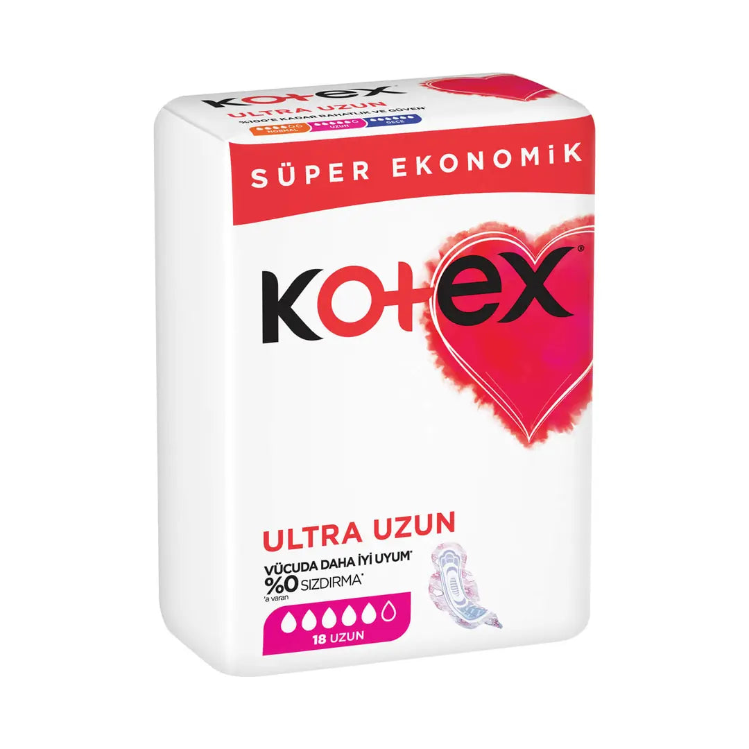 Kotex Ultra Long Sanitary Pads with Wings for Comfort by Beauty Care Bag