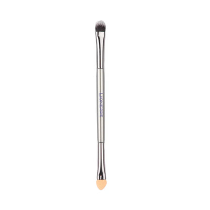 Lionesse Silver Double-Sided Eyeshadow Brush 5136 by Beauty Care Bag