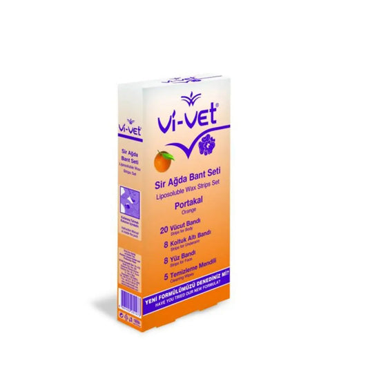 Vivet Orange Blossom Wax Strips Set 41 Pieces by Beauty Care Bag