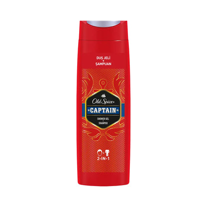 Old Spice Captain Shower Gel & Shampoo for Freshness 400ml by Beauty Care Bag