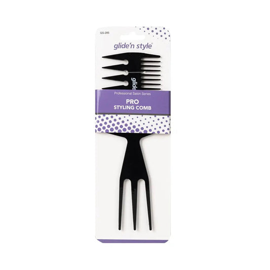 Glide'N Style Pro Styling Comb GS-285 for Precision Hair Styling by Beauty Care Bag