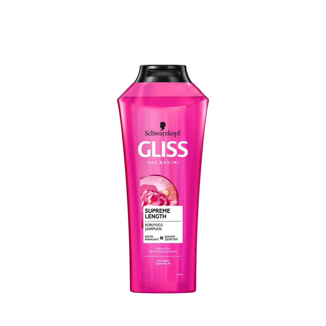 Gliss Supreme Length Shampoo for Damaged Long Hair 400ml by Beauty Care Bag