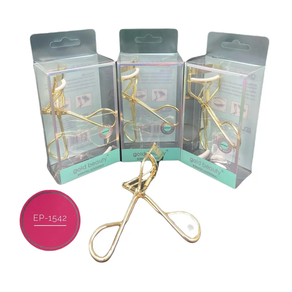 Gold Beauty EP-1542 Eyelash Curler for Precision Curl by Beauty Care Bag
