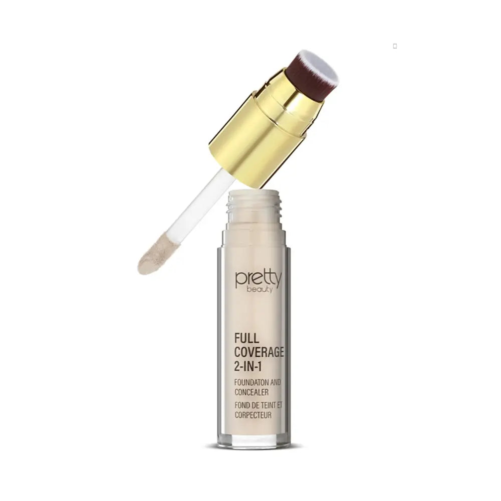 Pretty PB-438 Full Coverage 2-In-1 Concealer - 01 by Beauty Care Bag