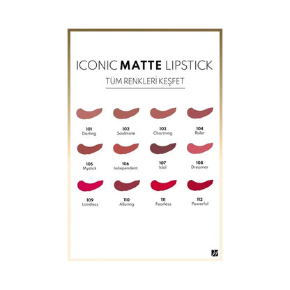 Note Iconic Matte Lipstick in 110 Alluring for Bold Lips by Beauty Care Bag