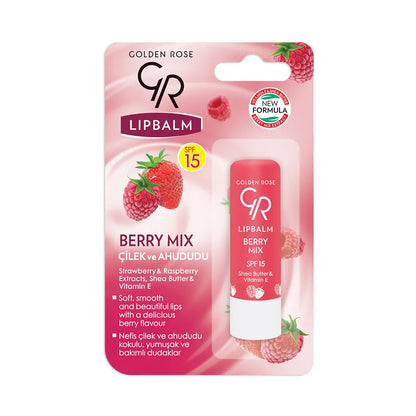Golden Rose Lip Balm 09 Berry Mix for Hydrated Lips by Beauty Care Bag