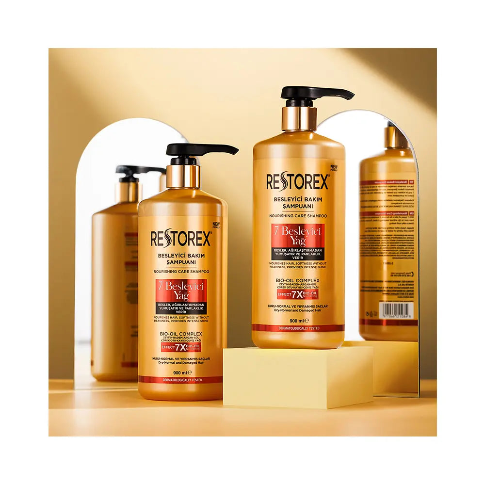 Restorex Nourishing Care Shampoo with 7 Oils 900 ml by Beauty Care Bag