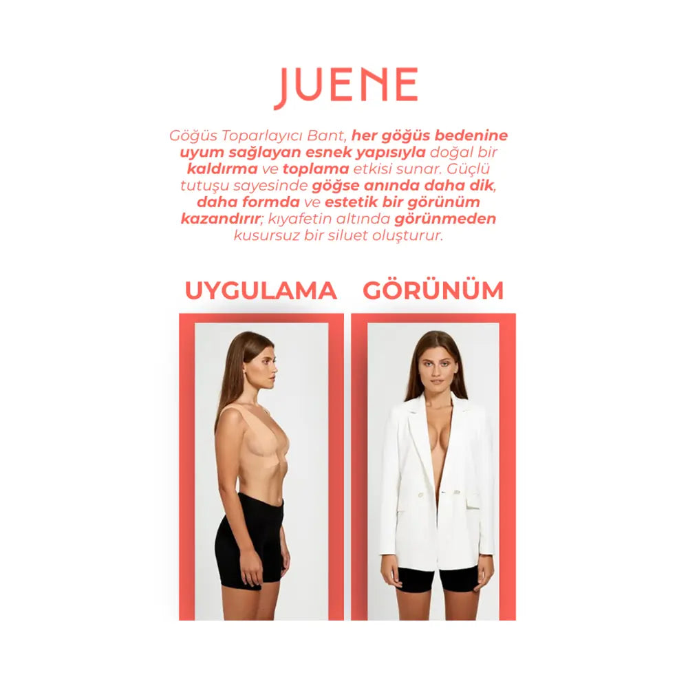 Juene Breast Lift Tape for Instant Support and Lift by Beauty Care Bag