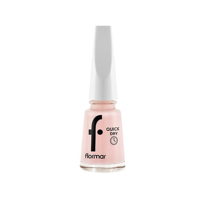 Flormar Quick Dry Nail Enamel QD02 Fast-Drying Polish 11ml by Beauty Care Bag