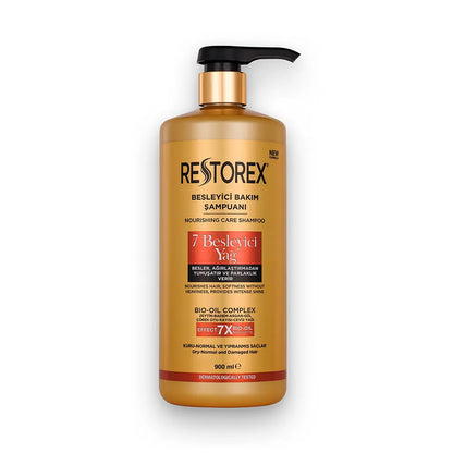 Restorex Nourishing Care Shampoo with 7 Oils 900 ml by Beauty Care Bag