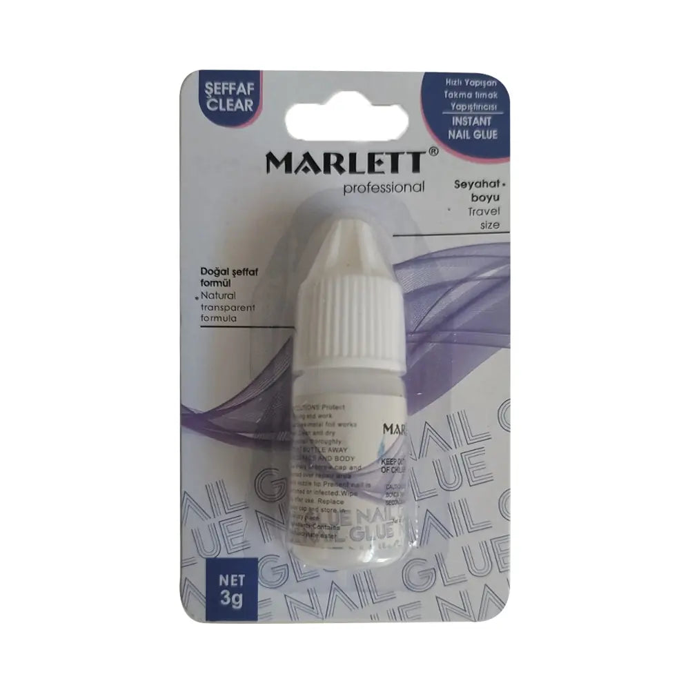 Marlett EP-4203 False Nail Glue for Strong Hold 3g by Beauty Care Bag