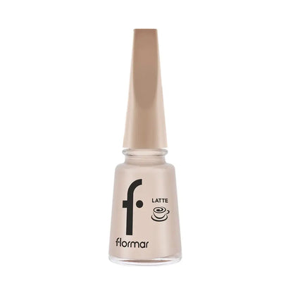 Flormar Glossy Finish Nail Polish 009 Creamy Latte by Beauty Care Bag