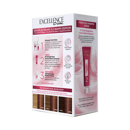 L'Oreal Excellence Creme Hair Dye 6-41 Hazelnut Brown by Beauty Care Bag