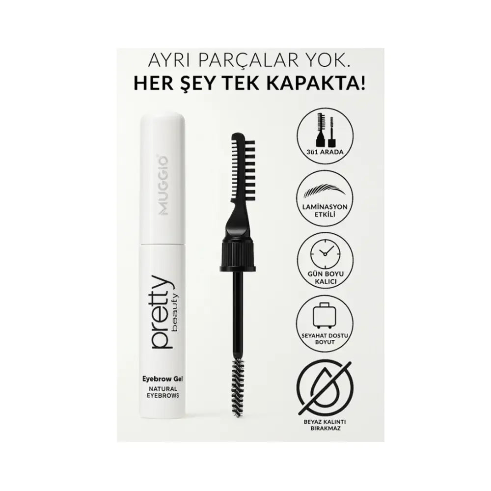 Pretty PB-944 Eyebrow Styling Gel for All-Day Hold by Beauty Care Bag
