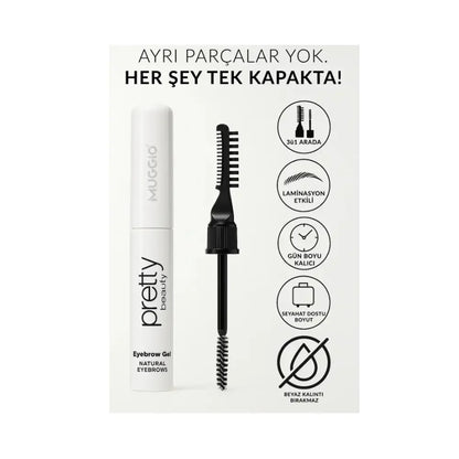 Pretty PB-944 Eyebrow Styling Gel for All-Day Hold by Beauty Care Bag