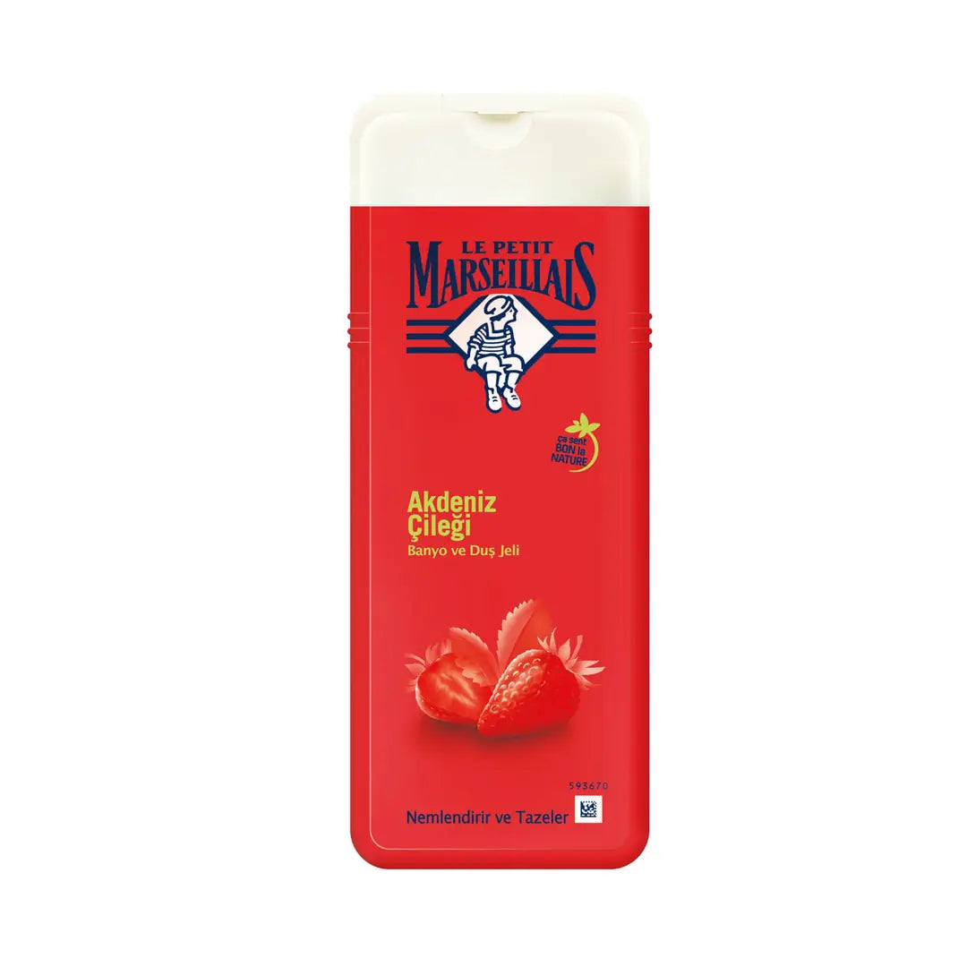 Le Petit Marseillais Strawberry Shower Gel for Soft Skin 400ml by Beauty Care Bag