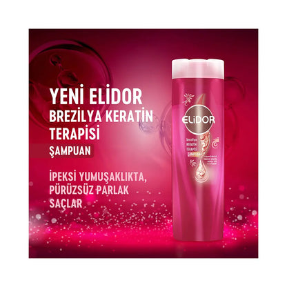 Elidor Brazil Keratin Therapy Shampoo Smooth & Shiny 400 ml by Beauty Care Bag
