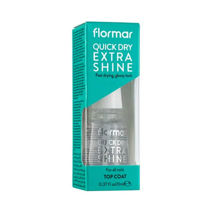 Flormar Quick Dry Extra Shine Top Coat for Fast Drying Nails by Beauty Care Bag