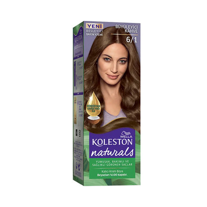 Wella Koleston Naturals Maxi Charming Brown 6/1 Hair Color by Beauty Care Bag