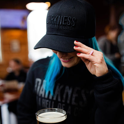 Darkness is a HELL of a Coach - Snapback Hat by Tango Charlie Apparel
