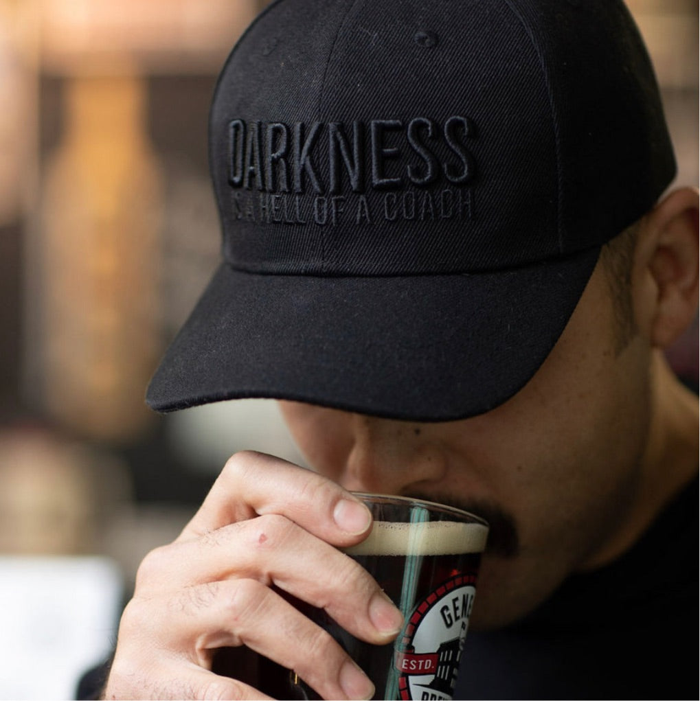 Darkness is a HELL of a Coach - Snapback Hat by Tango Charlie Apparel