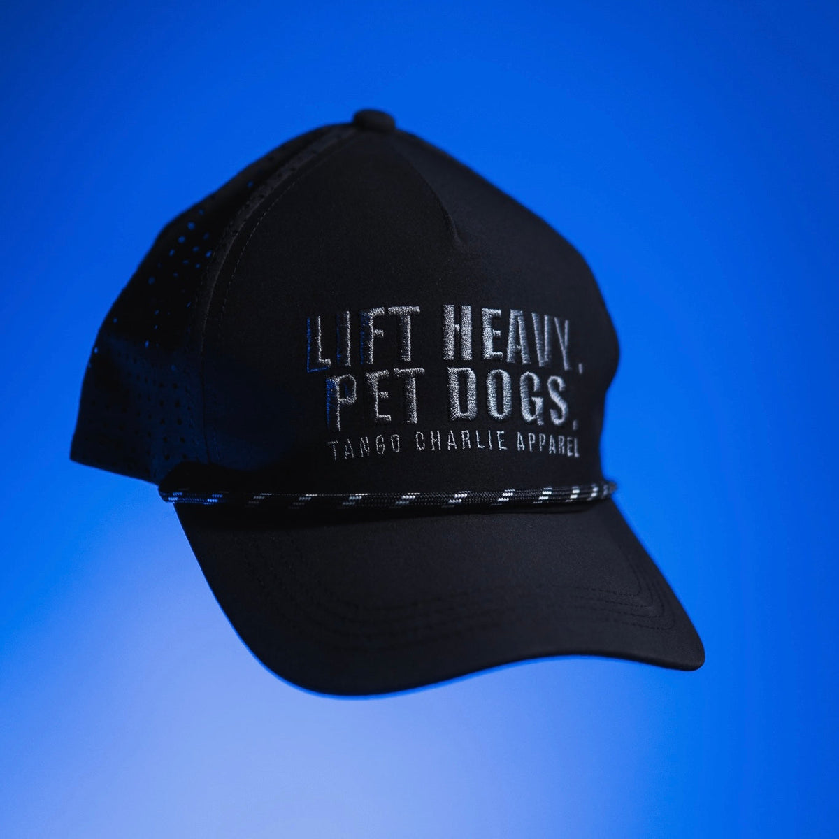 Lift Heavy. Pet Dogs. - Snapback Hat by Tango Charlie Apparel