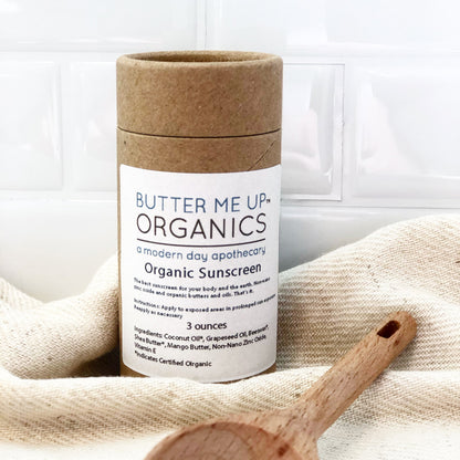Natural Organic Suns Block/ Safe Protection/ Non-Nano Zinc Oxide / by White Smokey