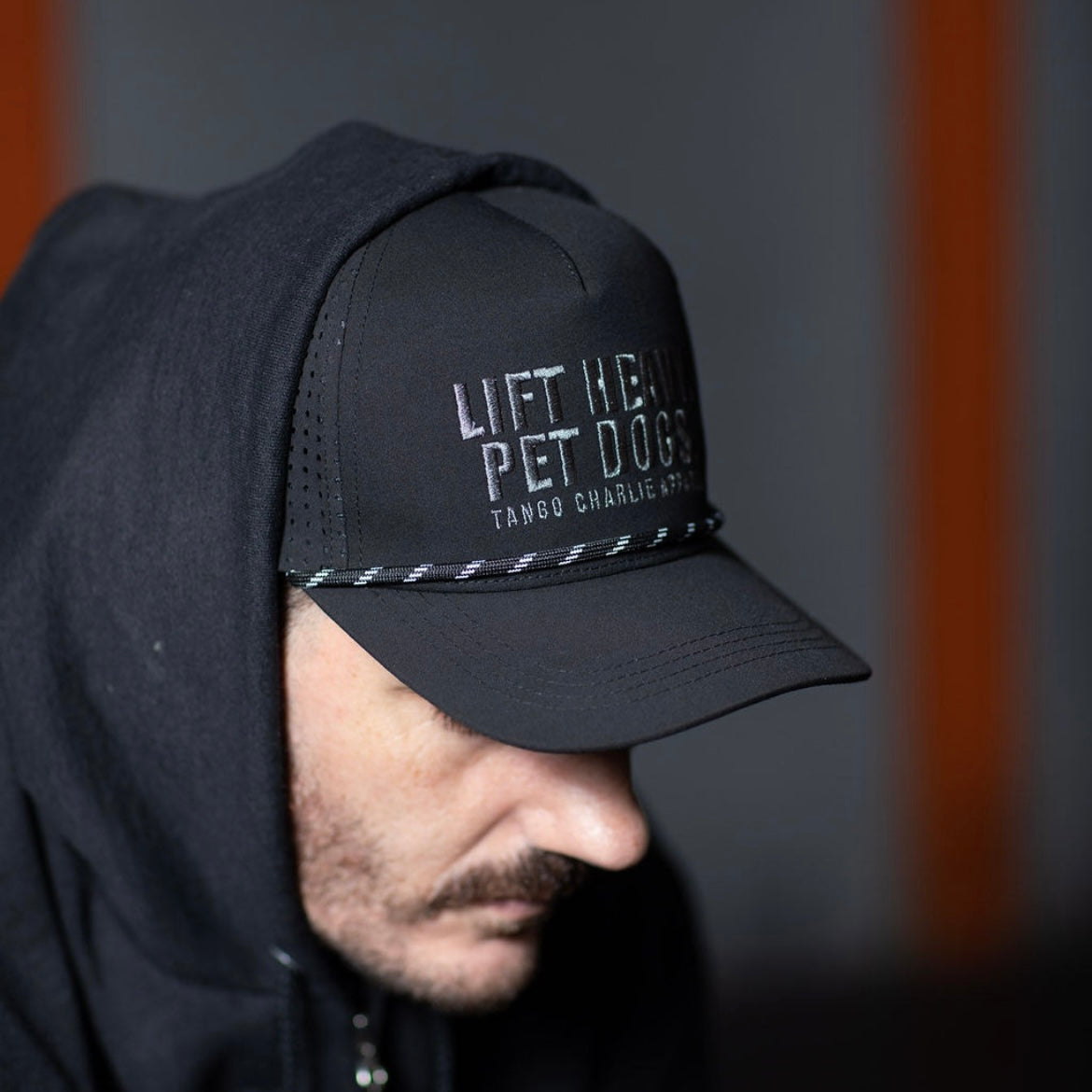 Lift Heavy. Pet Dogs. - Snapback Hat by Tango Charlie Apparel