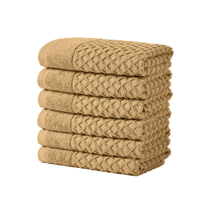 Cotton Diamond Waffle Weave Bath Towel Set - Grayson Collection by Great Bay Home