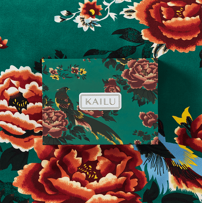 KAILU Imperial Bloom Silk Scarf – Luxury Accessory by KAILU