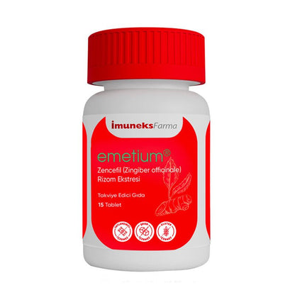 Imuneks Farma Emetium 50 mg Digestive Support 15 TabletsSupplementsTorqelo.com