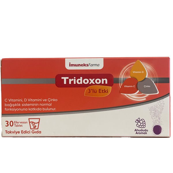Imuneks Farma Tridoxon Triple Action Effervescent - 30 TabletsSupplementsTorqelo.com