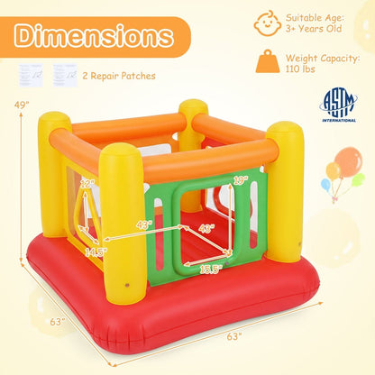 Inflatable Bounce House for Kids with Transparent Side WallsBounce HouseTorqelo.com