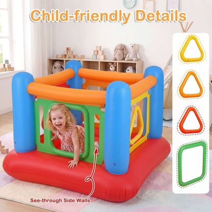 Inflatable Bounce House for Kids with Transparent Side WallsBounce HouseTorqelo.com