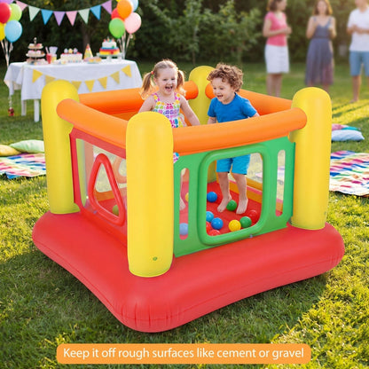 Inflatable Bounce House for Kids with Transparent Side WallsBounce HouseTorqelo.com