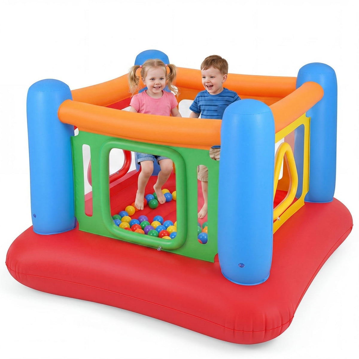 Inflatable Bounce House for Kids with Transparent Side WallsBounce HouseTorqelo.com