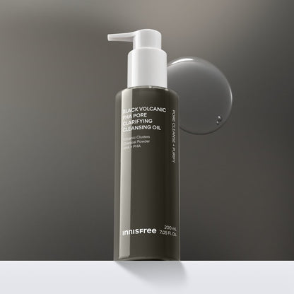 innisfree Black Volcanic PHA Pore Cleansing Oil 200ml by Seoulia