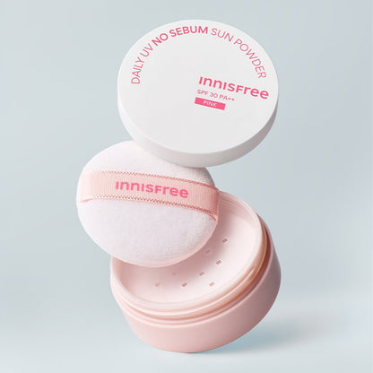 innisfree Daily UV No Sebum Sun Powder SPF30 PA++ 4g #Pink by Seoulia