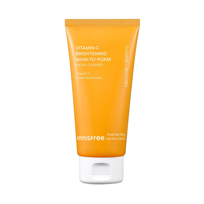 innisfree Vitamin C Brightening Mask-To-Foam Facial Cleanser 120g by Seoulia