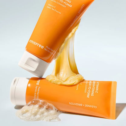 innisfree Vitamin C Brightening Mask-To-Foam Facial Cleanser 120g by Seoulia