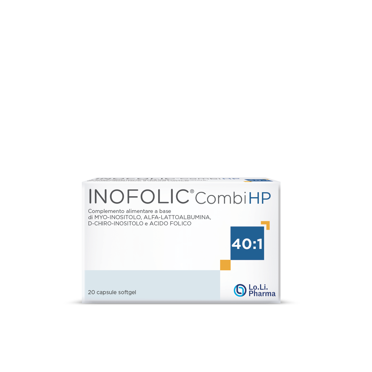 İnofolic HP 20 Capsule Dietary Supplement for Fertility Support and Hormonal Balance - Inositol and Folic Acid Supplement by Beauty Care Bag