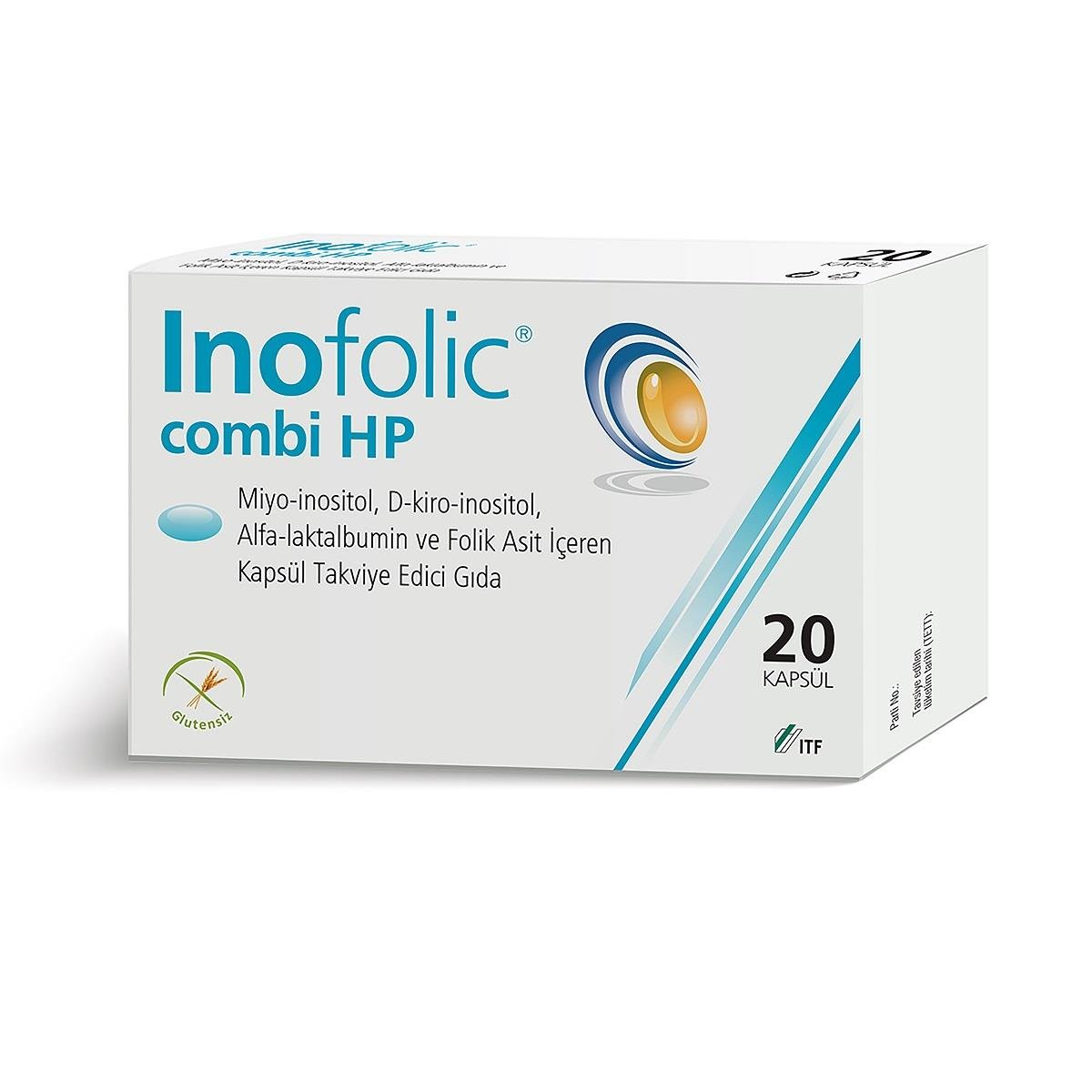 Inofolic Combi HP - 20 Capsules | Dietary Supplement by Beauty Care Bag