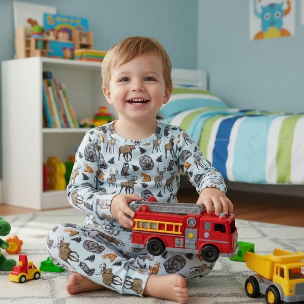 Into the Wild Big Kid Pajama by Sweet Bamboo