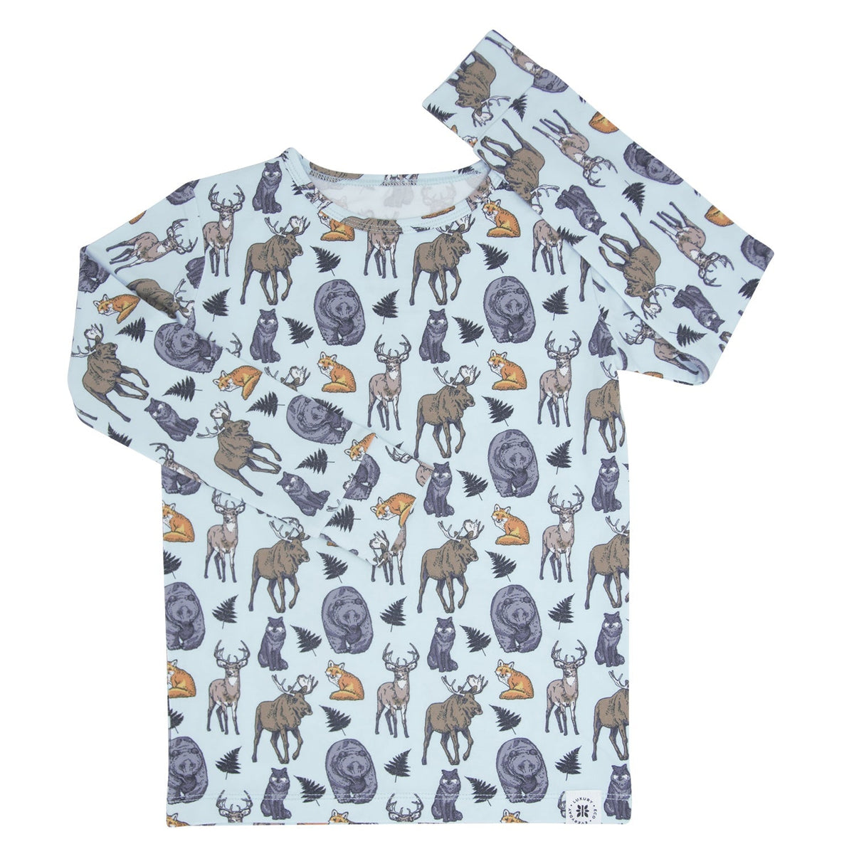Into the Wild Big Kid Pajama by Sweet Bamboo