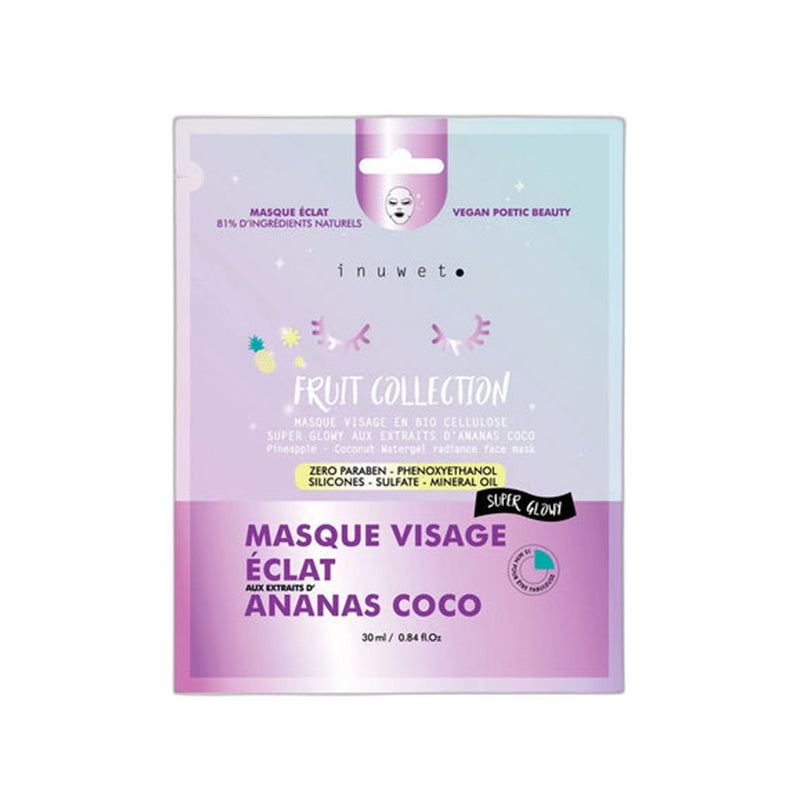 Inuwet Pineapple & Coconut Hydrating Face Mask 30 ml by Beauty Care Bag