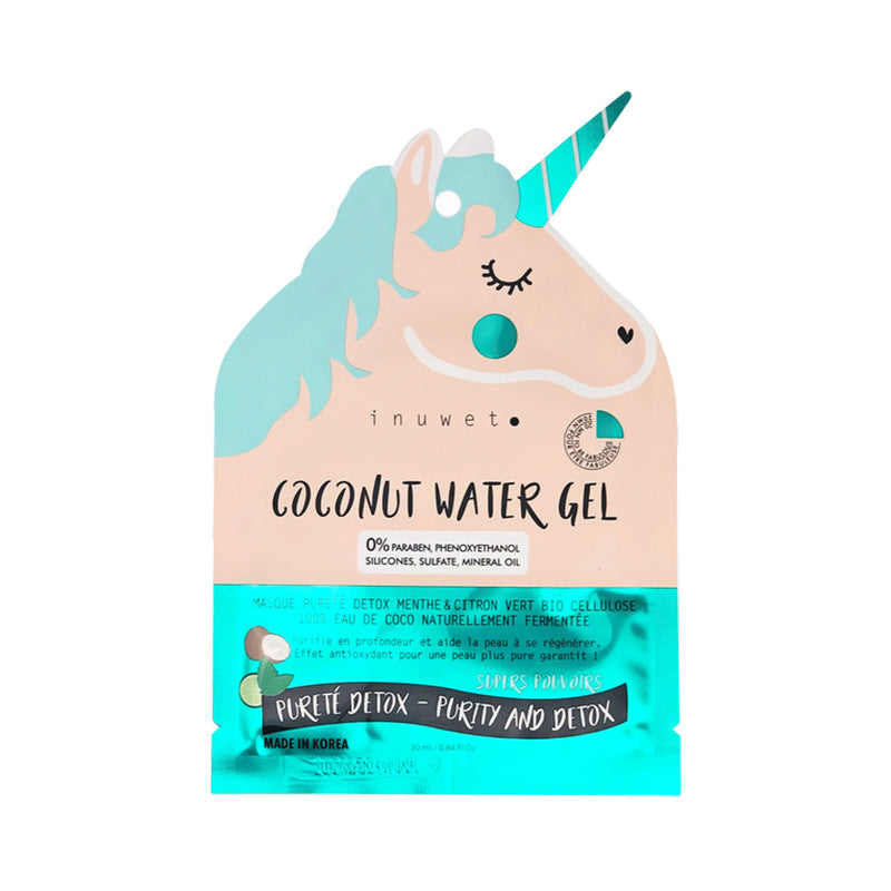 Inuwet Unicorn Purifying Biocellulose Sheet Mask 30 ml by Beauty Care Bag